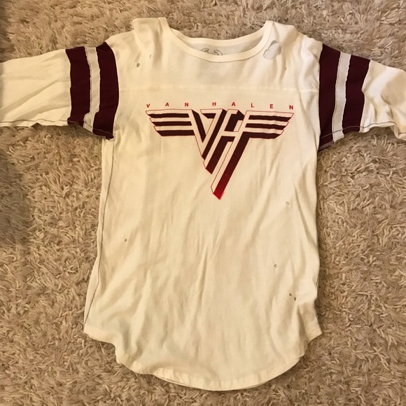 van halen baseball tee